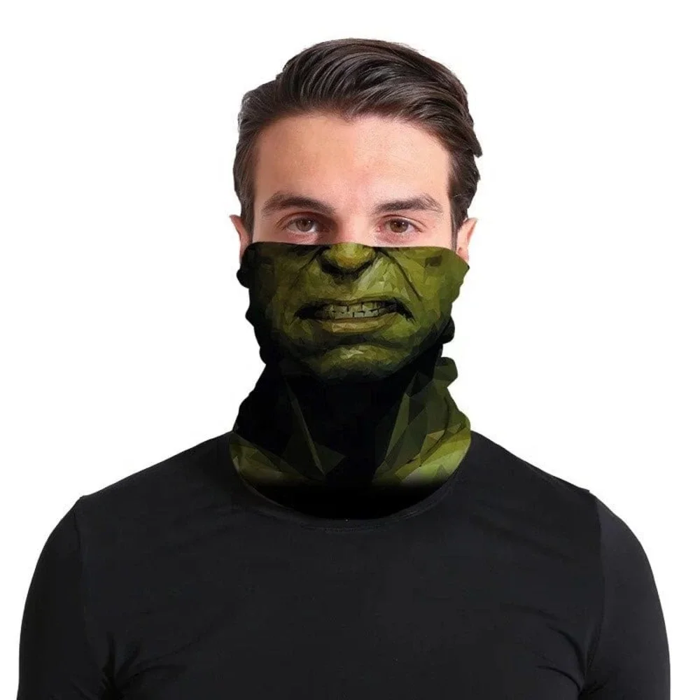 Hulk bandanna face protector